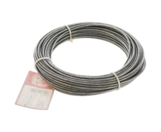 Стальной трос в оболочке PVC Стройбат 2/3мм 25м 250270 – изображение 3