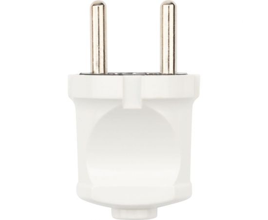 Прямая вилка REXANT без заземления 6А белая 11-8933 – изображение 3