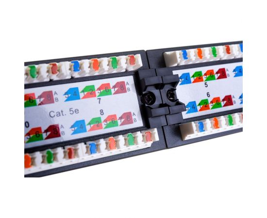 Патч-панель IEK ITK 1U кат.5E UTP 12 портов 10" Dual IDC PP12-1UC5EU-D05-10 – изображение 3