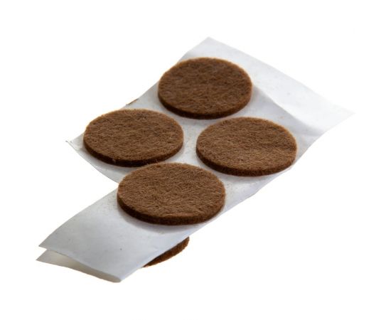 Самоклеящиеся фетровые пункты Tech-Krep D30 мм тёмный 6 шт. 109161 – изображение 3