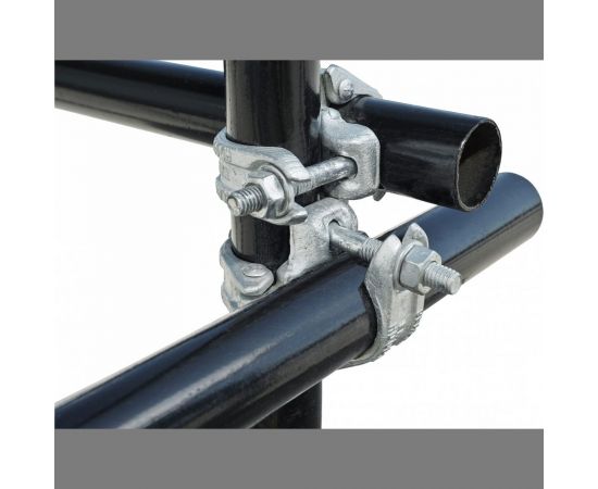 Неповоротный кованый хомут Промышленник ZK48-1 ХКН48х48 – изображение 3