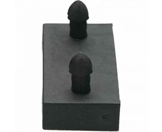 Накладной латодержатель ТДВ 63 мм, черный, 2 шт. 3701025 – изображение 3