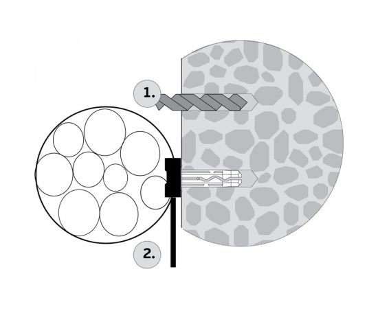 Ремешок для труб и кабеля ЕВРОПАРТНЕР PRNT 16-32 серый 10шт. 3 0024 9 – изображение 3