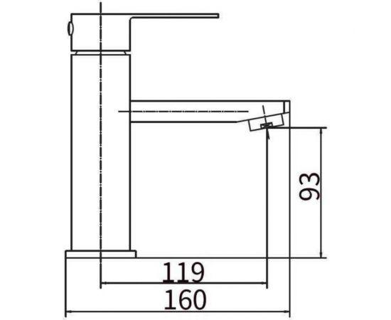 Смеситель для умывальника FASHUN A51102 – изображение 3