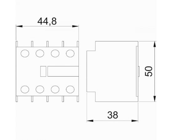 Приставка IEK ПКИ-13 дополнительные контакты 1з+3р KPK10-13 – изображение 4