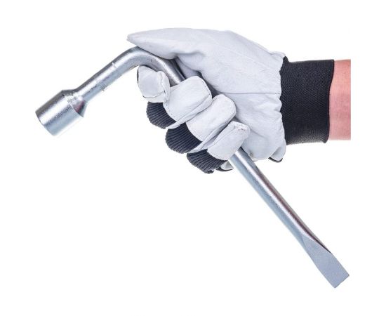 Баллонный Г-образный ключ 19мм L=250мм с лопаткой ЭВРИКА ER-34019 – изображение 4