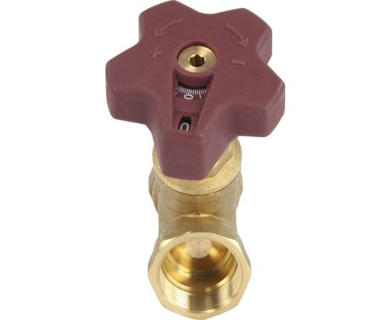 Балансировочный латунный клапан DN.ru КБЛР-025-16 усиленный Ду25 Ру16, L=91 мм, муфтовый D080-00504 – изображение 8