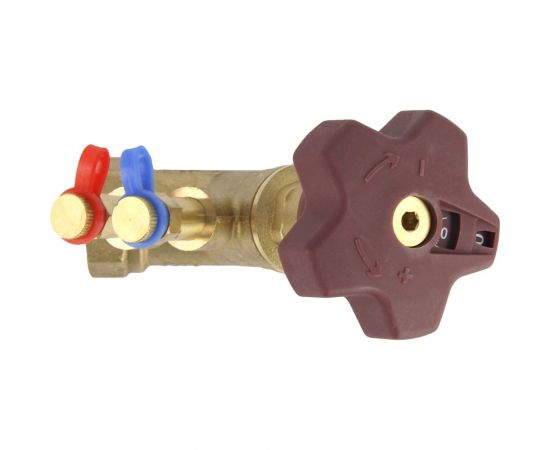 Балансировочный латунный клапан DN.ru КБЛР-025-16 усиленный Ду25 Ру16, L=91 мм, муфтовый D080-00504 – изображение 9