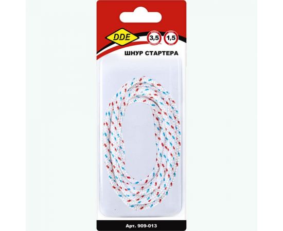 Шнур стартера в блистере 3.5 мм, 1.5 м DDE 909-013 