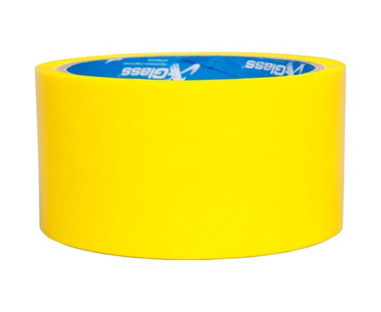 Упаковочная клейкая лента X-Glass желтая, 50 мм, 41 м, 43 мкм, арт 1405 УТ0007010 