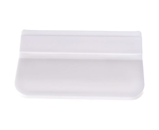 Ручка для балк. двери СКОБЯНОЙ пластик, белый 008401 