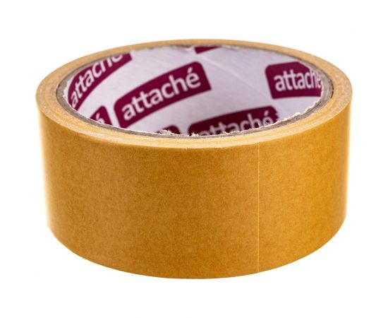 Двусторонняя клейкая лента Attache 38 мм х 10 м, полипропилен 107249 
