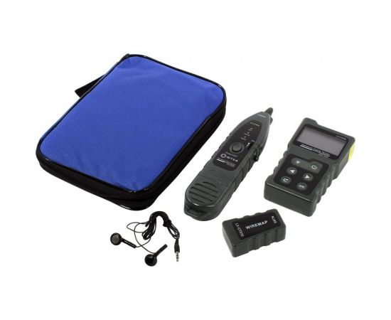 Сетевой тестер кабеля 5Bites UTP/FTP/STP RJ45, TEL RJ11/12, POE, рефлектометр TDR LY-CT010 