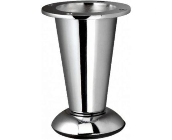 Мебельная ножка MFK-TORG конус, крепление диск, высота 10 см, хром 08 01 008 Н/К100 Х 