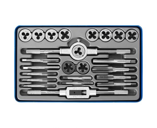 Набор метчиков и плашек, сталь Р6М5, 24 предмета ЗУБР ""ПРОФЕССИОНАЛ"" 28110-H24 