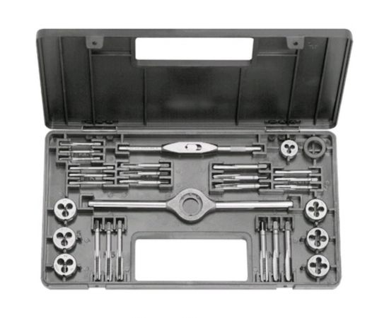 Резьбонарезной набор Bucovice Tools M0-II, 31 предмет, М2,5-М7, в пласт кейсе 310070 