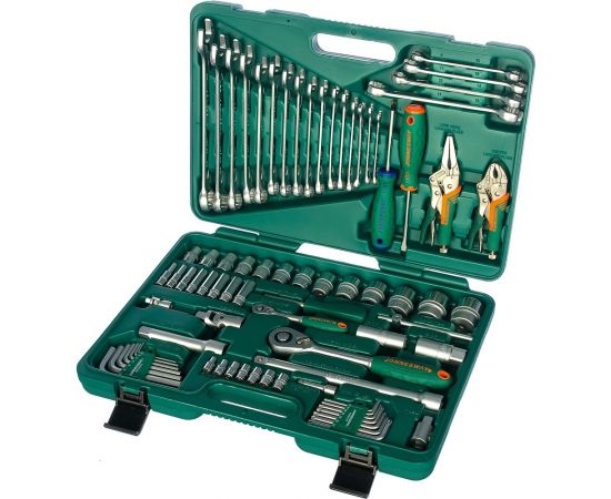 Универсальный набор торцевых головок, 78 предметов, Jonnesway S04H52478S 