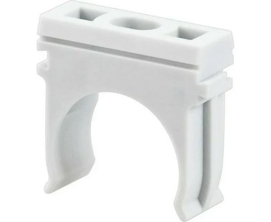 Серая крепеж-клипса для труб REXANT d 16 мм, 100 шт. 28-0116-2 