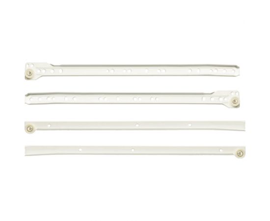 Роликовые направляющие MF DS10 400 мм, белые 10148v 