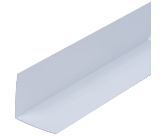 Пластиковый отделочный уголок СХТ ПВХ, 40х40, белый, 2,7 м УгПл006 