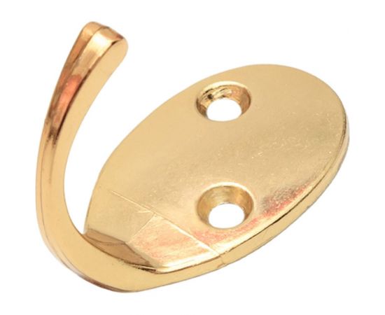 1-рожковый крючок СКОБЯНОЙ мод. 55, золото 007438 