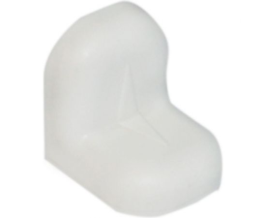 Уголок с заглушкой MFK-TORG 20х20х16х1.2 белый 1 20 20 1 