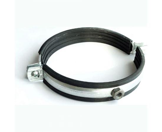 Вентиляционный хомут Хоммет 125 мм, с гайкой М8 и винтом М6х20 1VENT125 