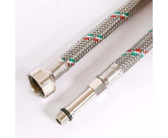 Подводка гибкая (МL10х1-1/2""; 50 см; удл. штуцер; DN 8; оплётка из нерж. стали) Uni-Fitt 503S2805 