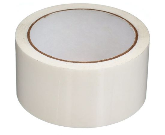 Упаковочная клейкая лента Кордленд белый, 48 мм х 50 м SCO-00328 