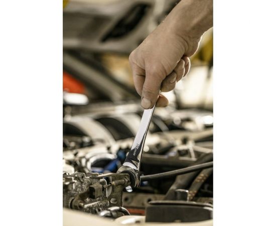 Комбинированный ключ HOEGERT TECHNIК трещоточный разрезной 10 мм HT1R071 – изображение 2