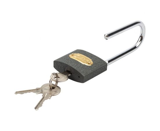 Навесной замок ЧЕТЫРЕ СЕЗОНА Чугун 50 мм, длинная дужка 79-0025 – изображение 2