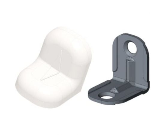 Уголок с заглушкой MFK-TORG 20х20х16х1.2 белый 1 20 20 1 – изображение 2