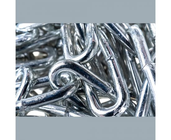 Сварная цепь Стройметиз М6 DIN 763 длиннозвенная 5 м пакет 416625 – изображение 2