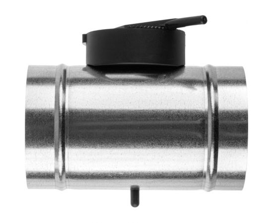 Дроссель-клапан оцинкованный для воздуховодов 125 мм ORE 4607122243092 – изображение 2