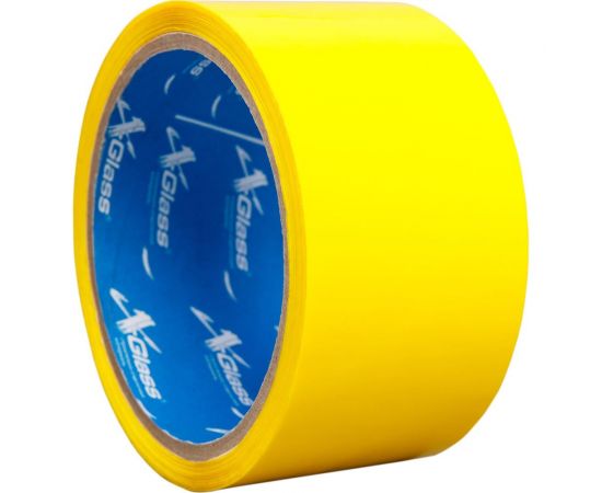 Упаковочная клейкая лента X-Glass желтая, 50 мм, 41 м, 43 мкм, арт 1405 УТ0007010 – изображение 2