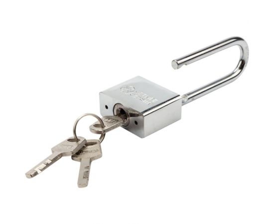 Навесной замок ЧЕТЫРЕ СЕЗОНА серия Сталь, 40 мм, длинная дужка 79-0044 – изображение 2