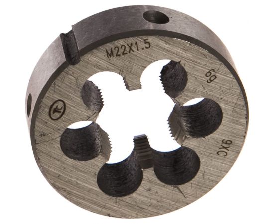 Метрическая плашка ТехноСталь М22.0х1.5, 9ХС t240089 – изображение 2