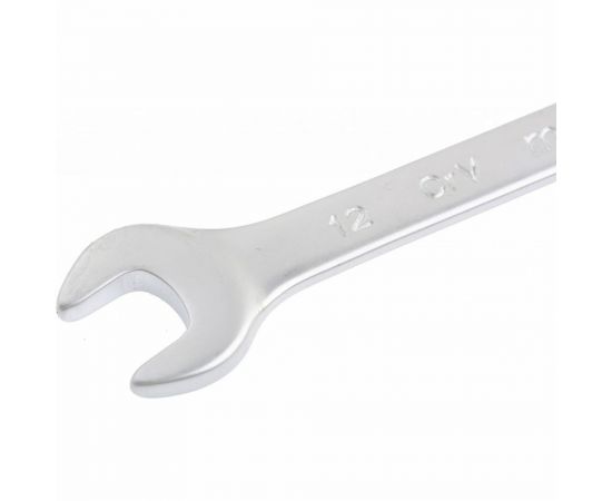Комбинированный ключ 12 мм, CrV, матовый хром MATRIX 15108 – изображение 2