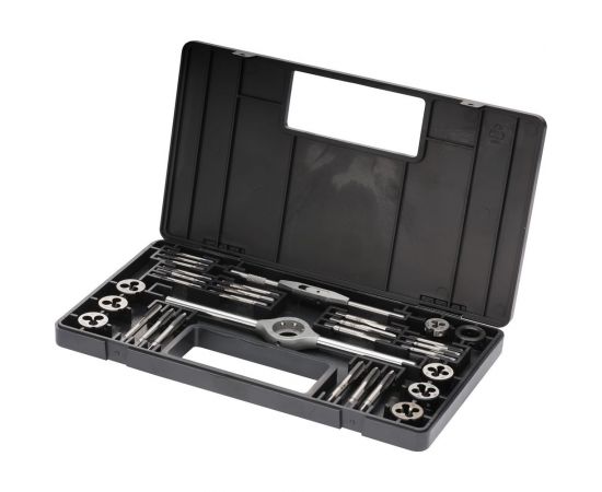 Резьбонарезной набор Bucovice Tools M0-II, 31 предмет, М2,5-М7, в пласт кейсе 310070 – изображение 2