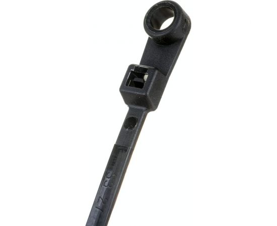 Кабельный хомут с монтажным отверстием Экопласт 3.6х150 мм, черный 45159BL – изображение 2