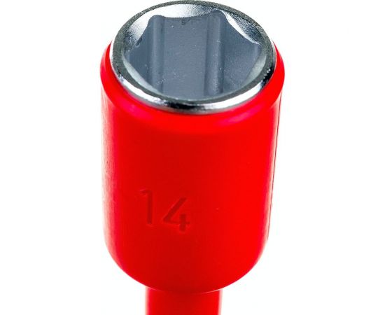 Диэлектрический ключ-отвёртка IZELTAS 1000V, торцевой, 14мм, длина 230 мм 4773190140 – изображение 3