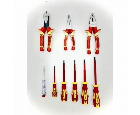 Набор диэлектрического инструмента до 1000В, 9 предметов, в кофре ПЛ071201_z022 – изображение 3