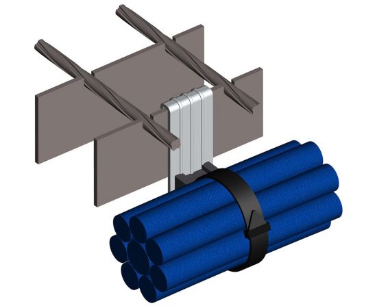 Вертикальный балочный зажим УМС 1-5 мм под нейлоновую стяжку 25 шт. VBZ-1-5-S – изображение 3