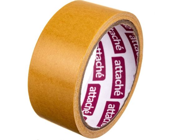 Двусторонняя клейкая лента Attache 38 мм х 10 м, полипропилен 107249 – изображение 3