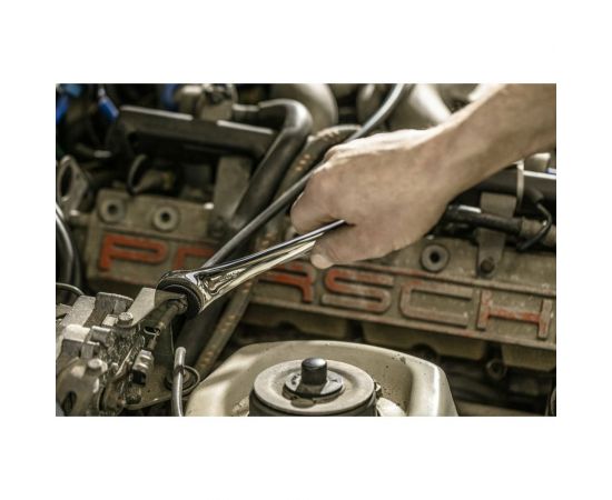 Комбинированный ключ HOEGERT TECHNIК трещоточный разрезной 10 мм HT1R071 – изображение 3