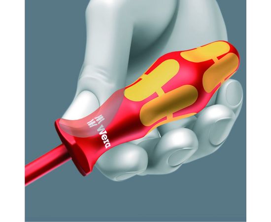 Отвёртка диэлектрическая Wera, VDE, SL 0.6х3.5х100 мм, WE-006110 – изображение 4