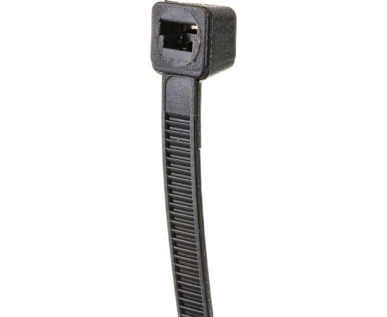 Нейлоновая стяжка SUPRLAN 4.8х300 мм черная UV 100pcs 06-1013 – изображение 4