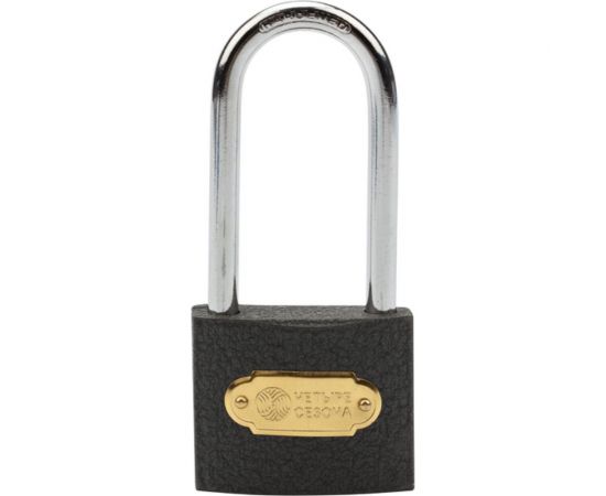 Навесной замок ЧЕТЫРЕ СЕЗОНА Чугун 50 мм, длинная дужка 79-0025 – изображение 4