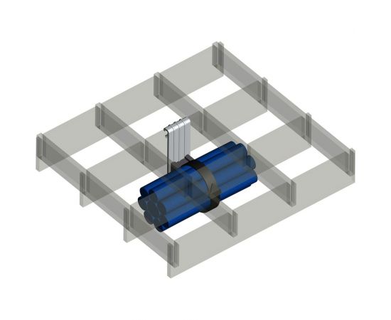 Вертикальный балочный зажим УМС 1-5 мм под нейлоновую стяжку 25 шт. VBZ-1-5-S – изображение 4