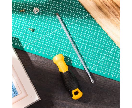 Двухсторонняя отвертка DELI DL626150S PH2+SL6x150 мм 98379 – изображение 5